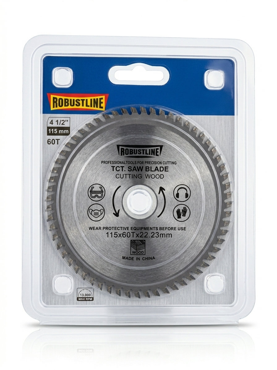 Robustline Wood Cutting Wheels & Blades Circular Saw Blade Replacement Cutting Blade Premium Hardware for Door Cabinet Window Furniture and Interior U